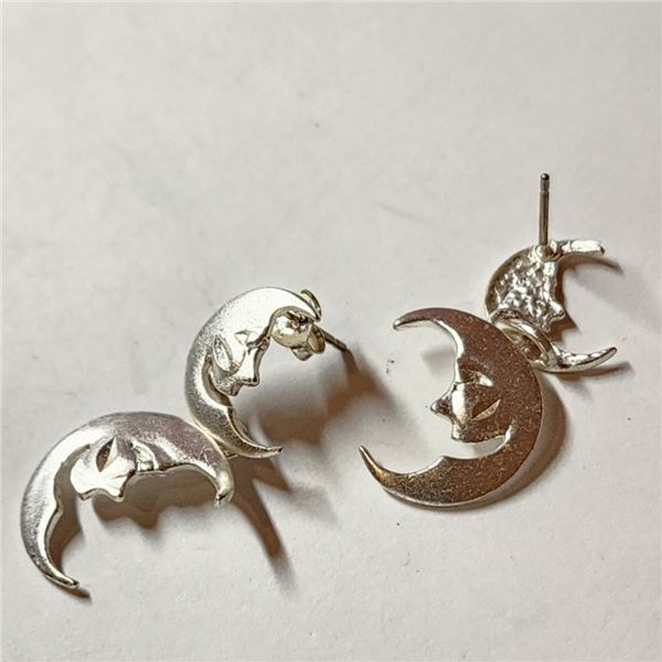 $50 Silver Moon Style Earrings