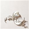 Image 2 : $50 Silver Moon Style Earrings