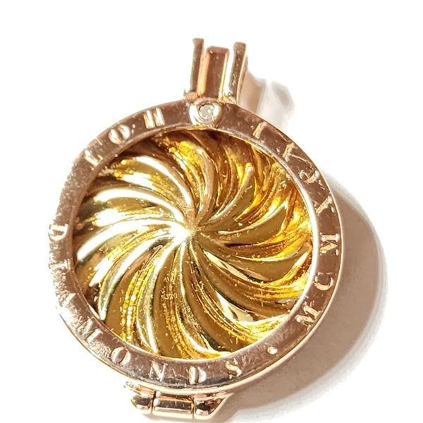 $100 Silver Diamond Rosegold & Gold Plated  Pendant
