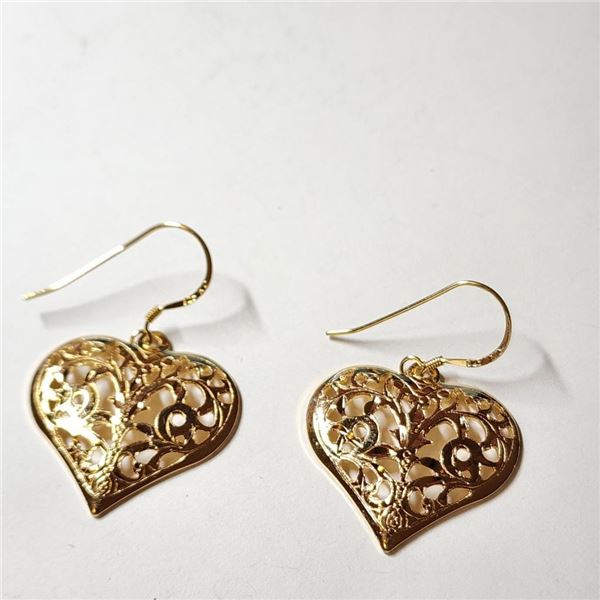 $50 Silver Gold Plated  Earrings