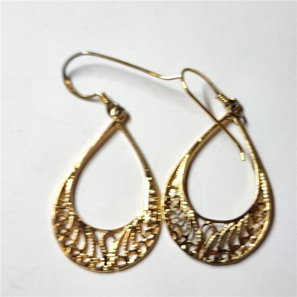 $50 Silver Gold Plated  Earrings