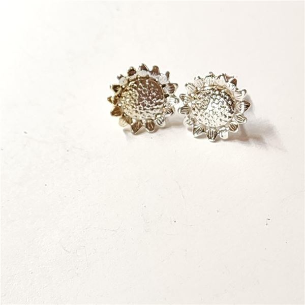 $50 Silver Flower Style  Earrings
