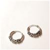 Image 1 : $50 Silver Hoops  Earrings