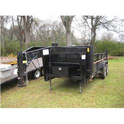 2006 FOREST RIVER 16' GOOSENECK DUMP TRAILER