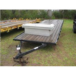 SHOPBUILT 20' T/A TAG TRAILER (BILL OF SALE O