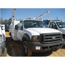 2005 FORD F450 SERVICE TRUCK