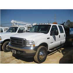 2004 FORD F450 CREW CAB SERVICE TRUCK