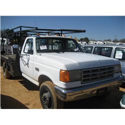 1989 FORD F SERIES S/A FLATBED