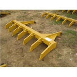 UNUSED 8' ROOT RAKE STRAIGHT TINES FITS CAT D3C