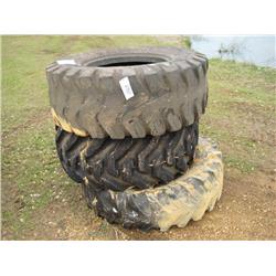 (1) LOT 3 LOADER TIRES