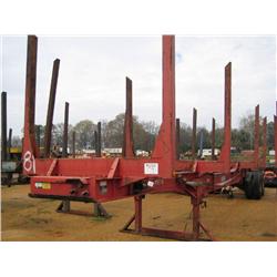 2003 PITTS 4 BOLSTER LOG TRAILER S/N O31053 1