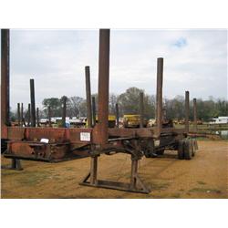 SHOPBUILT 4 BOLSTER LOG TRAILER 275/80R22.5 T
