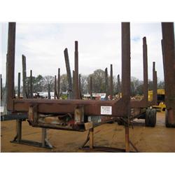 PITTS 4 BOLSTER LOG TRAILER