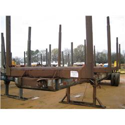 PITTS 4 BOLSTER LOG TRAILER