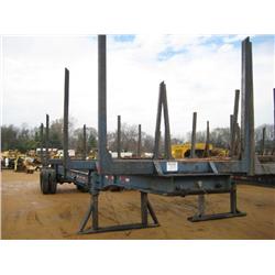 1992 SHOPBUILT 4 BOLSTER LOG TRAILER