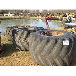 (1) LOT 3 SKIDDER TIRES