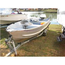 SEA NYMPH 12' ALUM BOAT OUT BOARD ENG S/A TRA