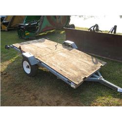 SHOPBUILT 4'X8' TAG TRAILER (BILL OF SALE ONL