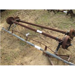 (1) LOT TRAILER AXLES