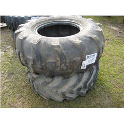 (1) LOT 2 19.5L-24 TIRES