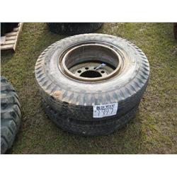(1) LOT 2 10-22.5 TIRES & WHEELS
