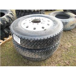 (1) LOT 3 1124.5 TIRES & WHEELS