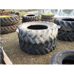(1) LOT 2 18.4-30 TIRES
