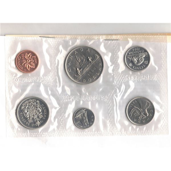 1968 Canadian Uncirculated Coin Set
