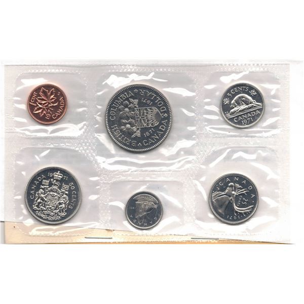 1971 Canadian Uncirculated Coin Set