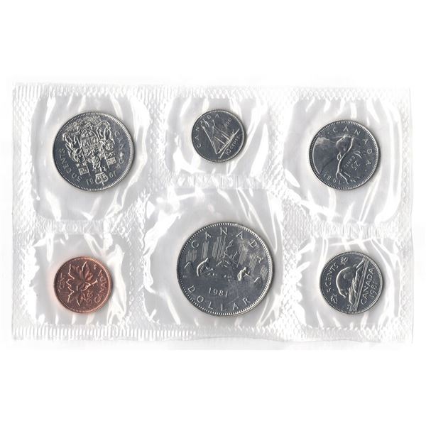 1981 Canadian Uncirculated Coin Set
