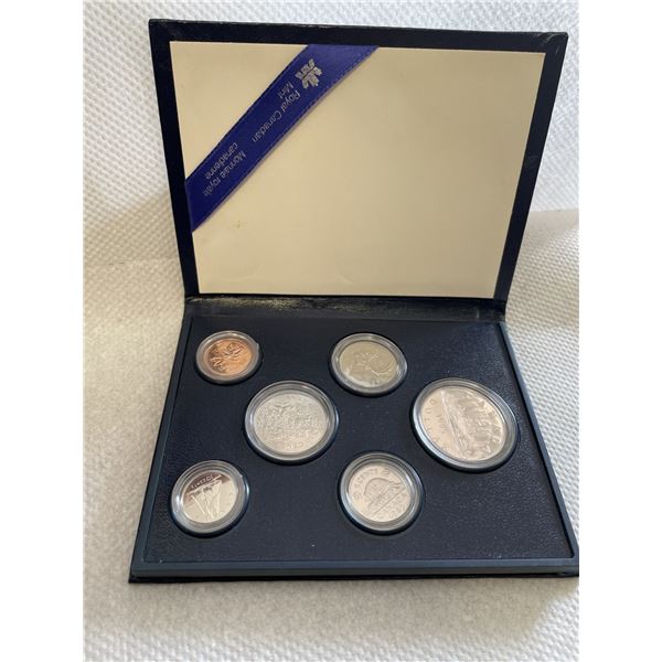 1985 Proof Set from Canadian Mint in Original Blue Case