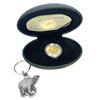 Image 1 : Sterling Silver, Year 2000 Polar Bear Proof Two Dollar Coin in Case with Keychain