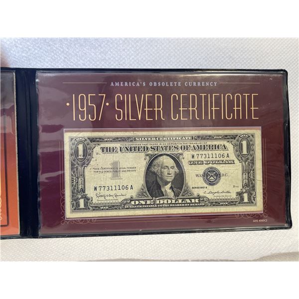 1957 Silver Certificate USA Dollar W77311106A