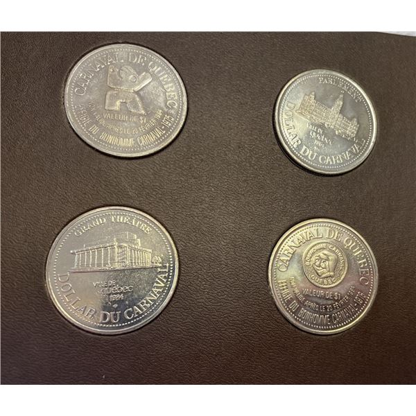 FOUR Dollar du Carnaval - Carnaval Coins in Original Package