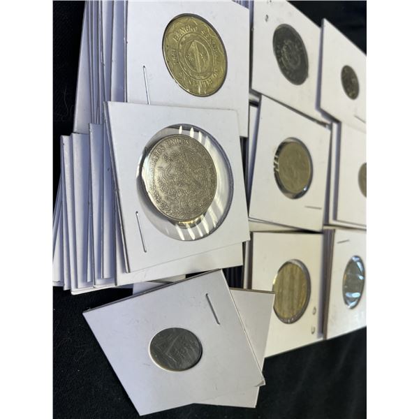 Foreign Coins - Quantity of 82