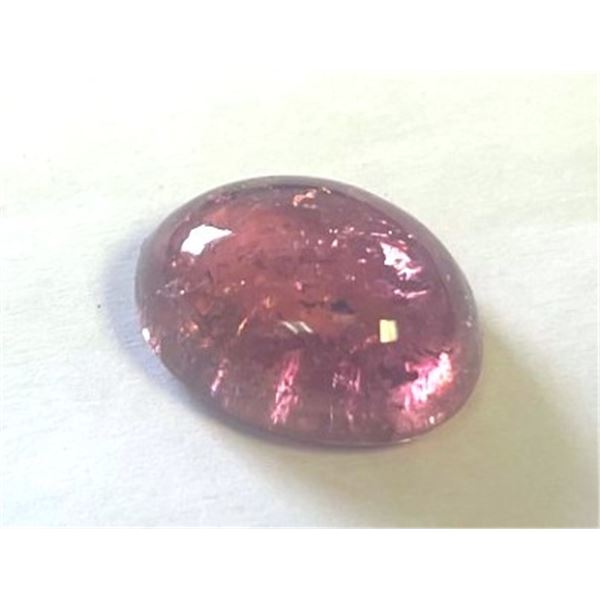 Pink Tourmaline Gem Stone with certified appraisal