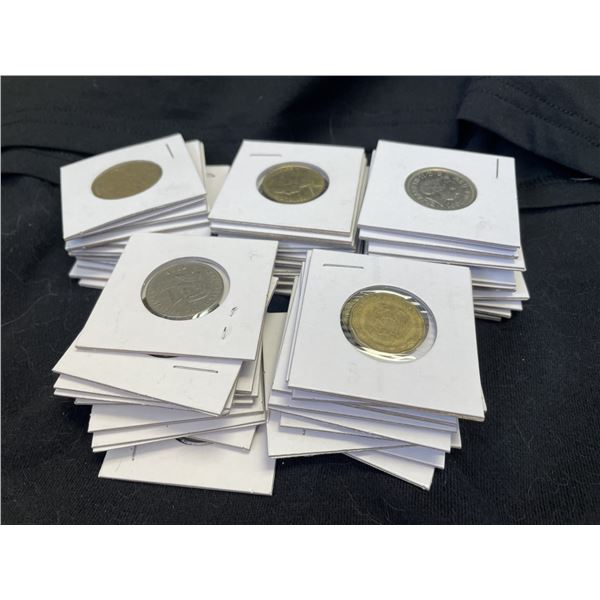 Foreign Coins - Quantity of 50