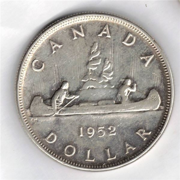 1952 Canadian Silver Dollar
