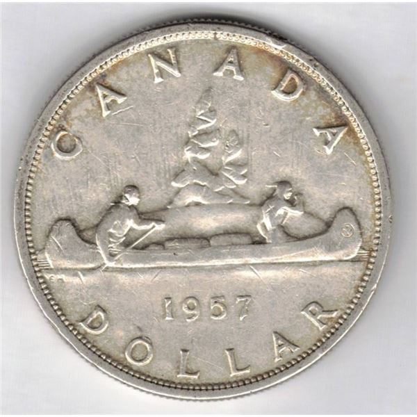 1957 Canadian Silver Dollar