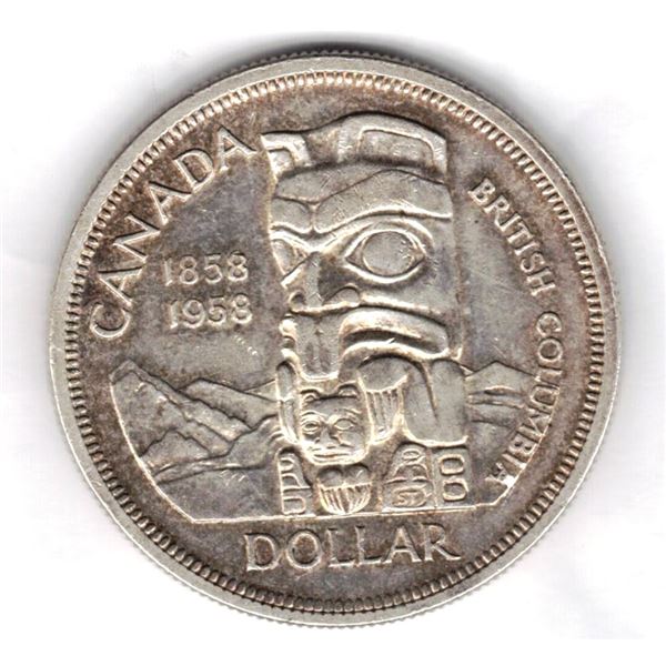 1958 Canadian Silver Dollar