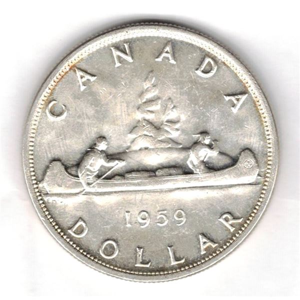 1959 Canadian Silver Dollar