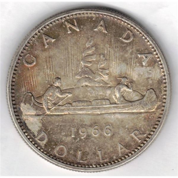 1966 Canadian Silver Dollar