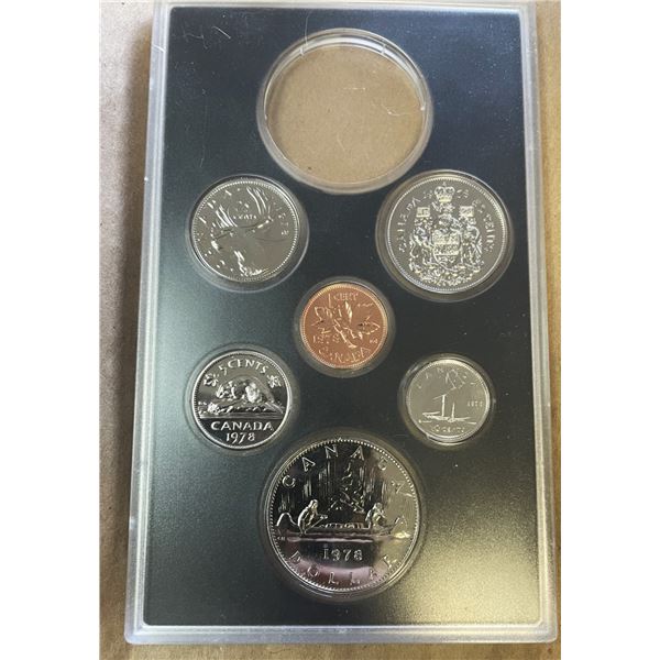 1978 Proof Coin Set (without silver dollar)