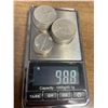 Image 1 : Silver Coins Quarters and Dimes (80%)  98.8 g