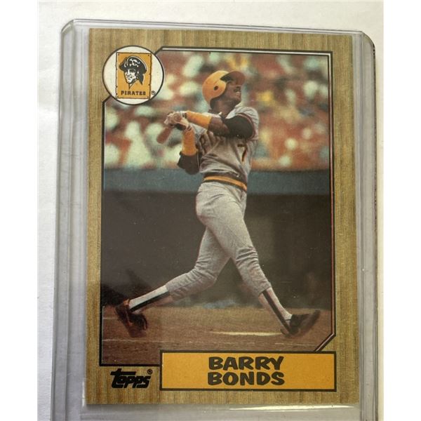 Barry Bonds #320 [Rookie] 1987 Topps