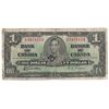 Image 1 : 1937 Bank of Canada One Dollar Bill C/M3478154