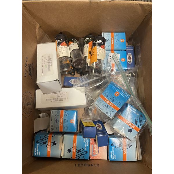 Box of Power Tubes