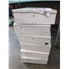 Image 3 : SIX WHITE METAL CASES