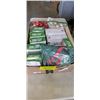 Image 1 : LARGE LOT OF NEW CHRISTMAS DECOR, INCLUDING LIGHT SETS, BALLS, AND TREE STORAGE BAG