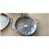 Image 3 : 2 NEW 13.5 INCH CARBON STEEL PANS AND NEW ICO 1L WHIPPED CREAM DISPENSER